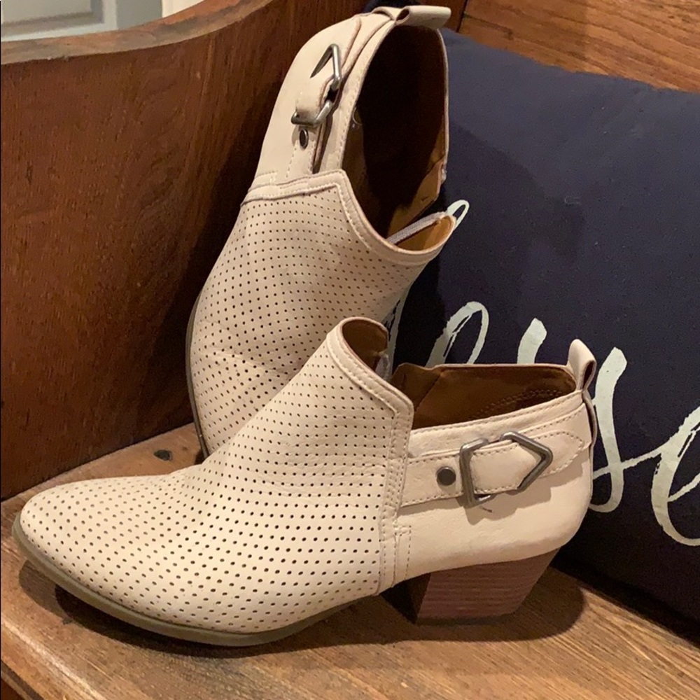 Suede booties